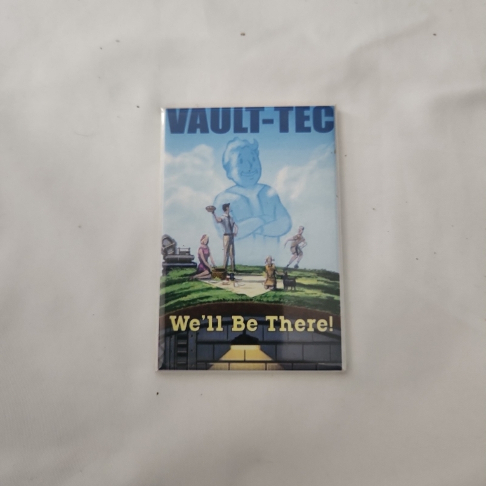 Fallout vault tech fridge magnet #KK9